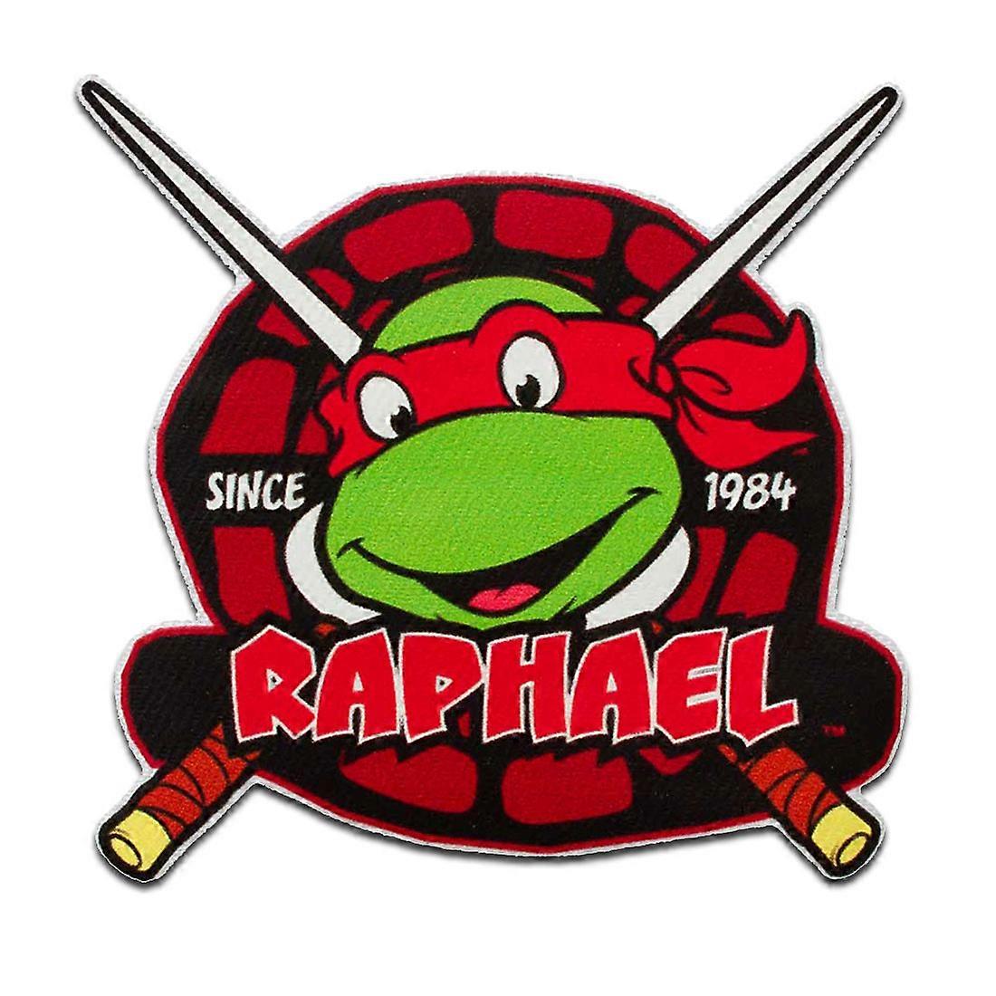 Teenage Mutant Ninja Turtles Raphael - patch, iron-on patch, size: 7 x 7 cm