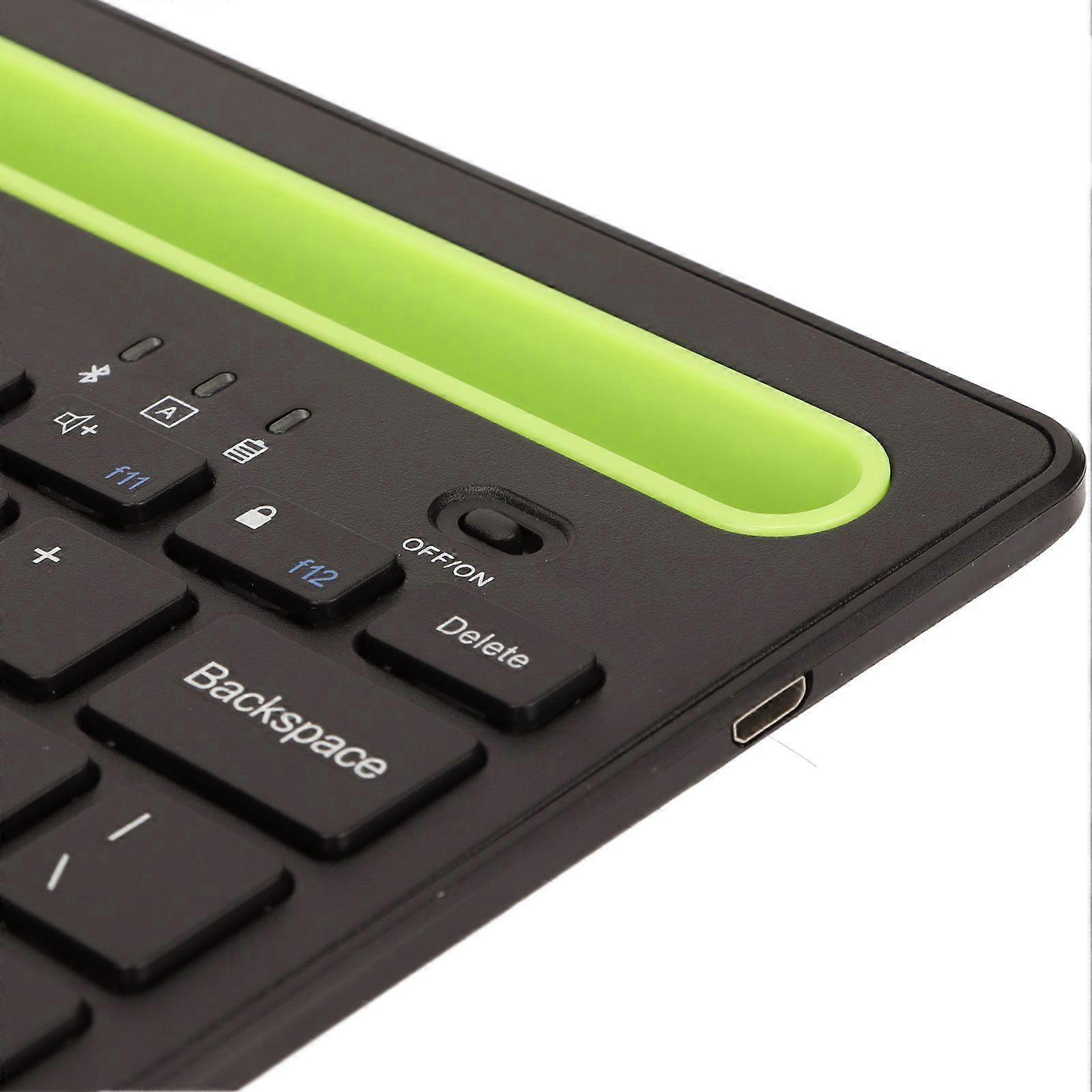 Bluetooth Keyboard with Dual Channels and 78 Keys for Travel