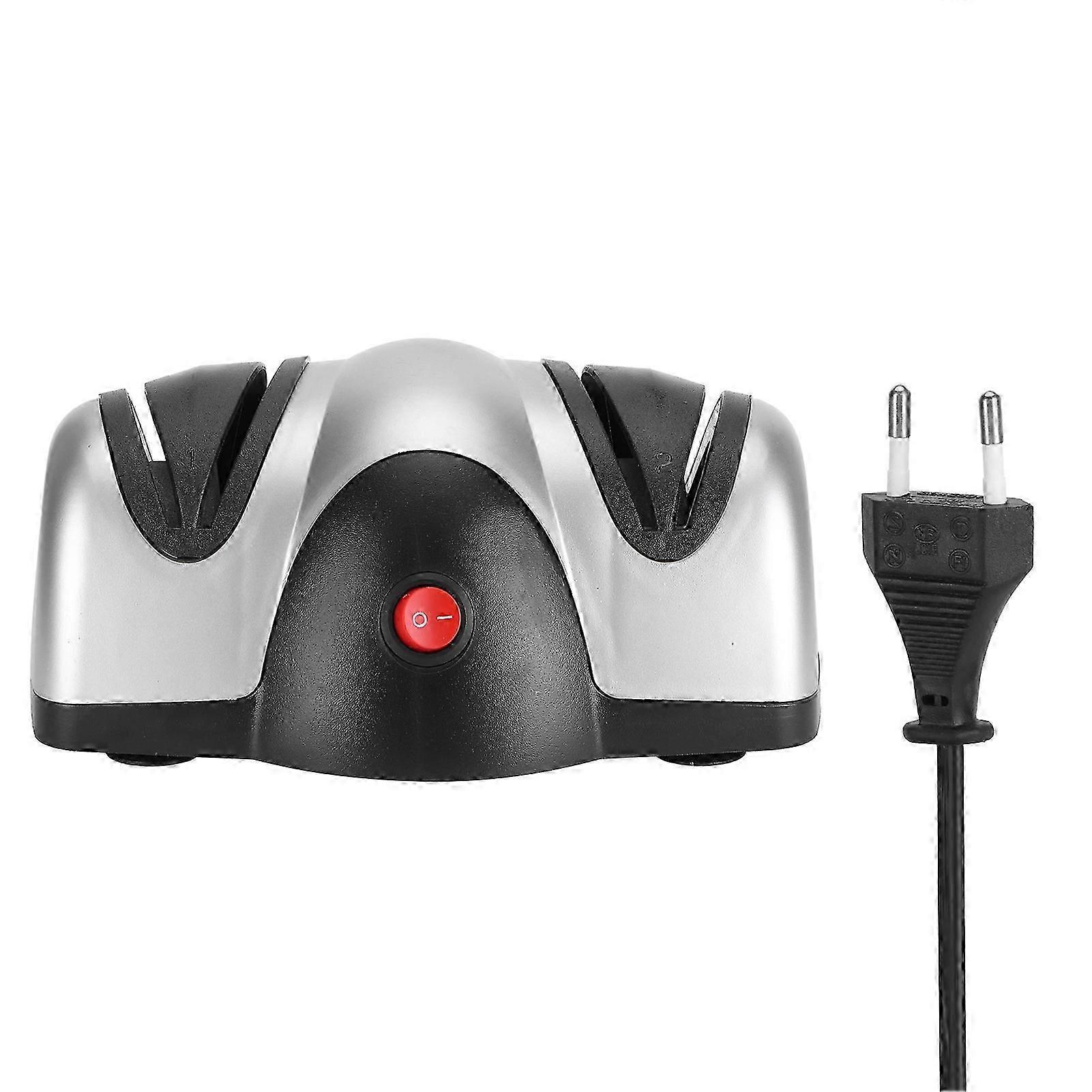 Electric Knife Sharpener, 2-Stage Sharpening Tool for Kitchen, EU Plug