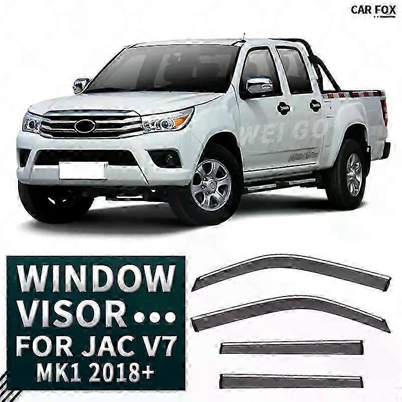 Applies To Door Visor For Jac V7 Mk1 2018+ Car Window Visor Vent Wind Deflectors Visors Rain Guard Shades Visor