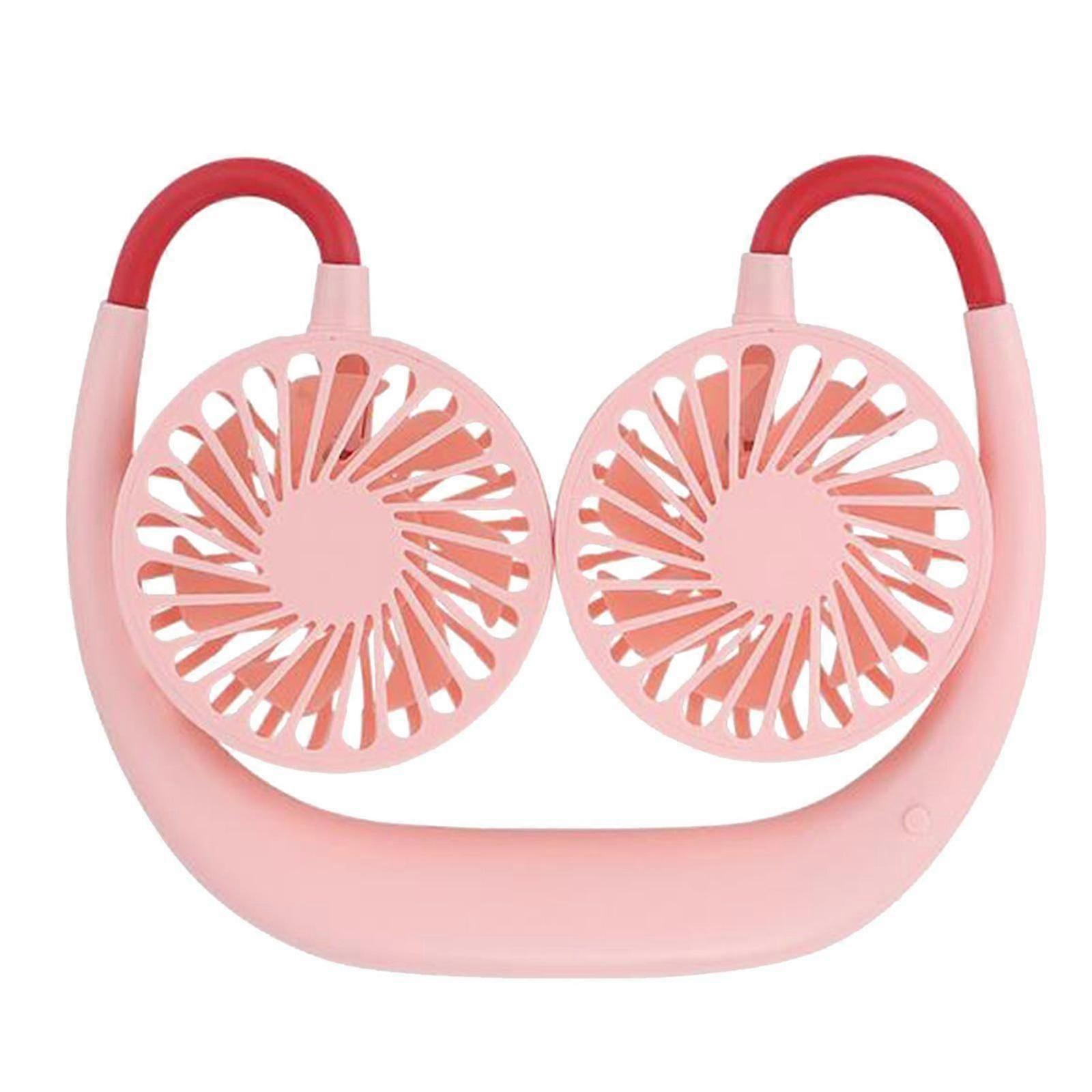 充電式ハンギングネックファンUSBポータブル小型ファンポータブルエレクトリ