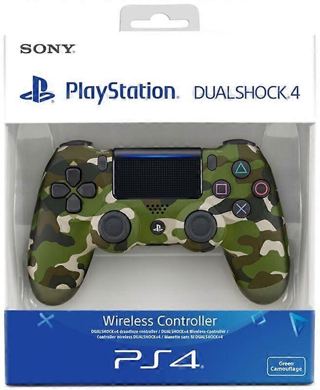 Official Sony Playstation PS4 DualShock 4 V2 Wireless Controller Kontroller- Camouflage  Green