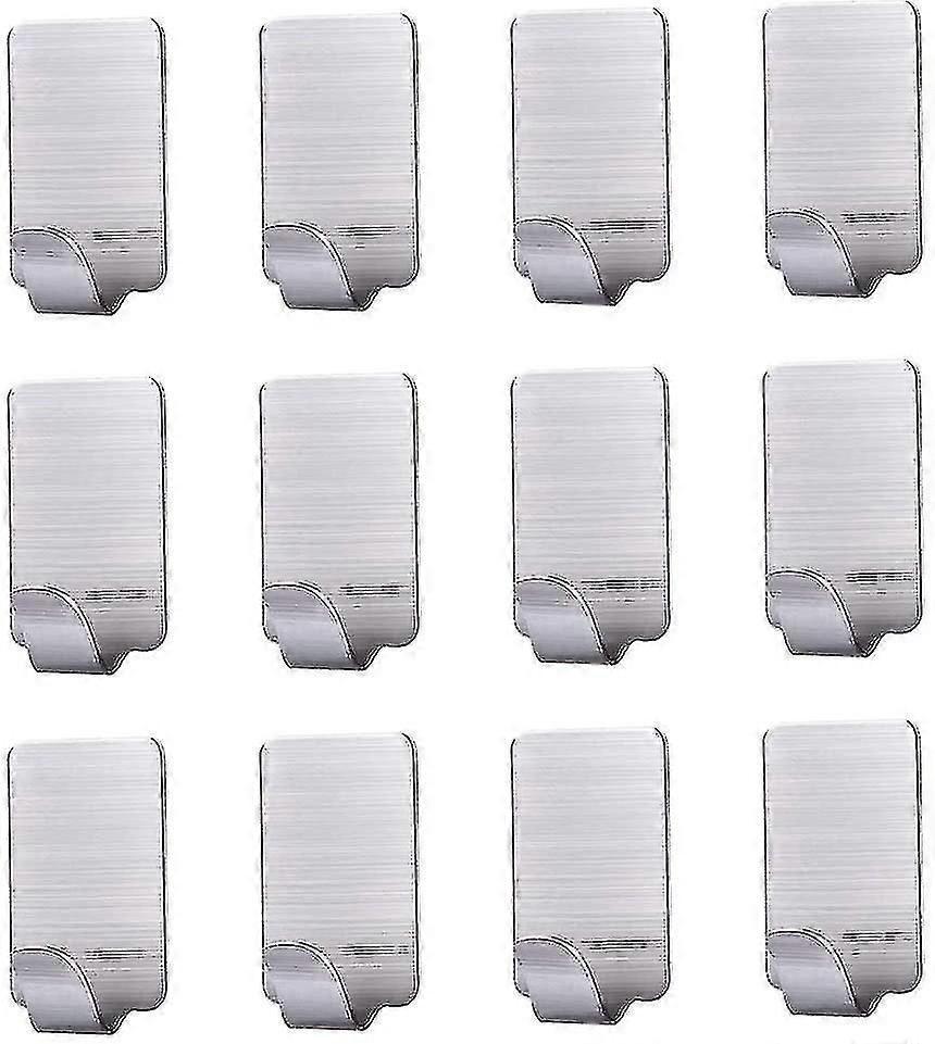 12pcs Hooks Less -, Towel Hooks Clothes Hooks Hooks