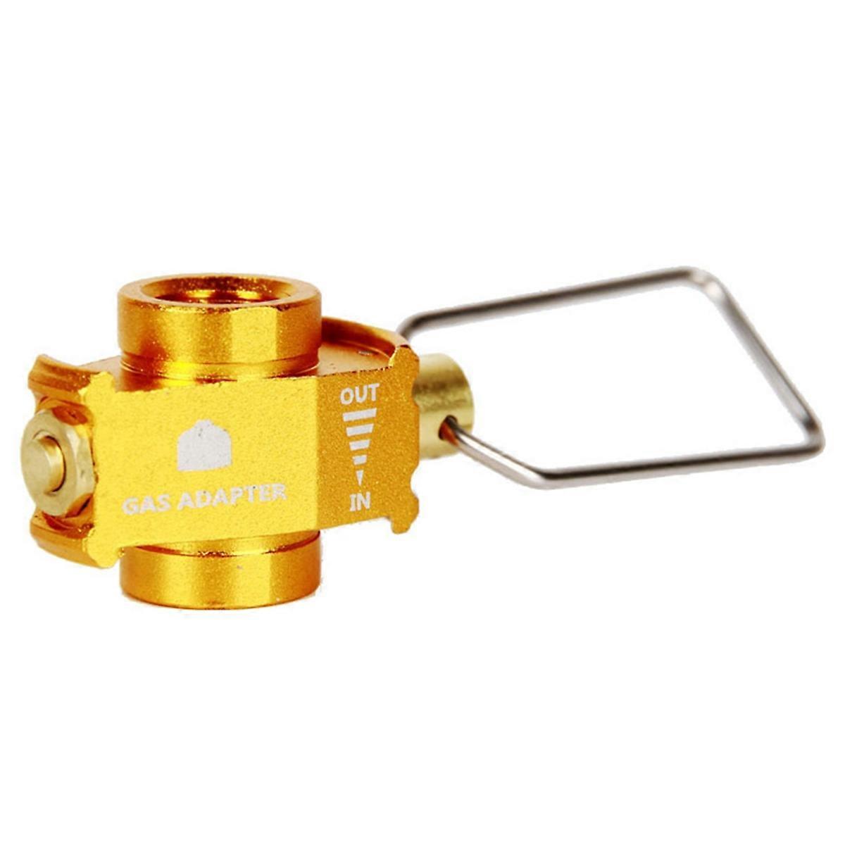 Gas Convertor Refill Gas Tank Conversion Adapter Gold