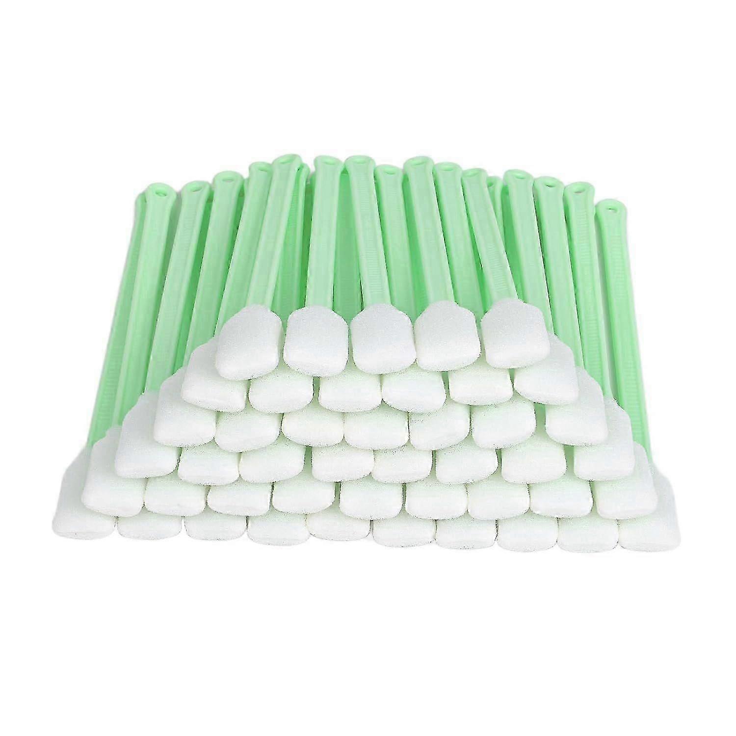 50pcs 5.11" Square Rectangle Foam Cleaning Swab Sticks for Solvent Format Inkjet