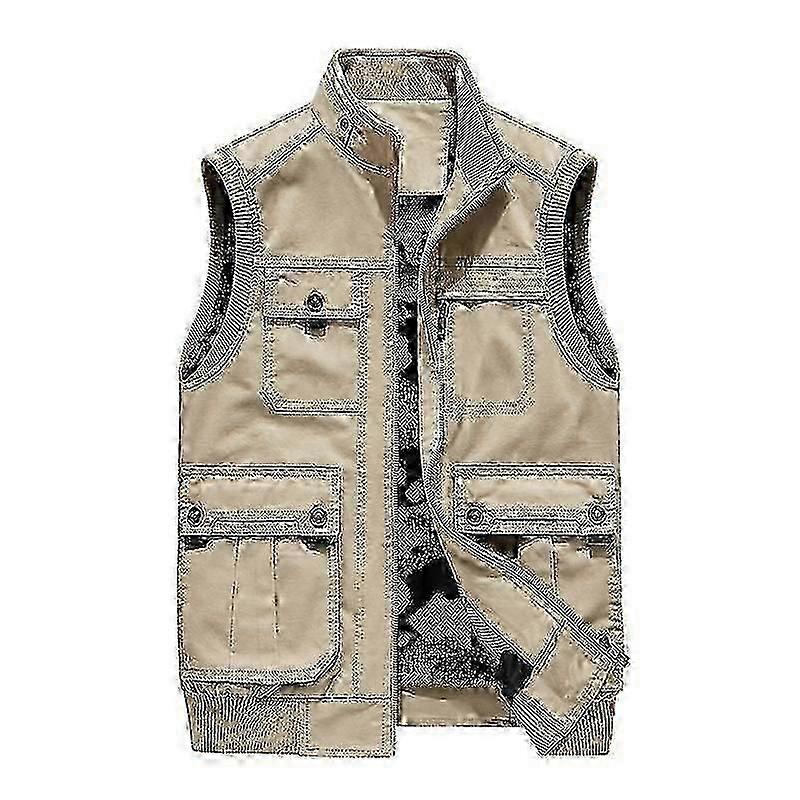 Vår Mäns Tunna Väst Väst Lös Stor Ficka"-bra