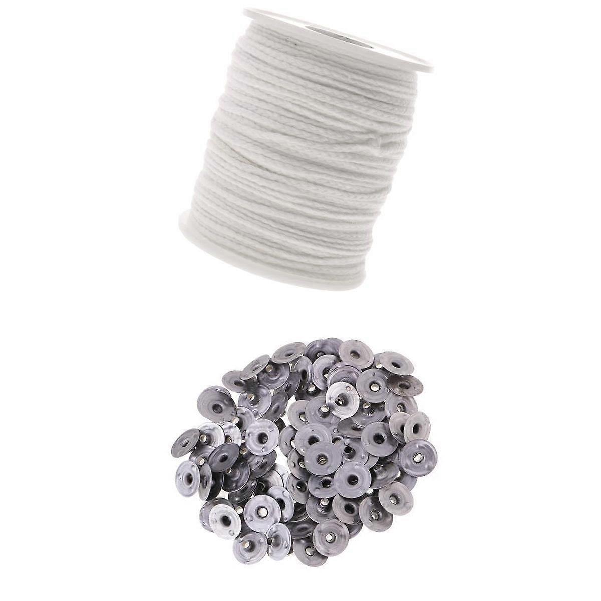 Braided Candle Wick, 200ft Spool, 200 Candle Wick Sustainer , Candle