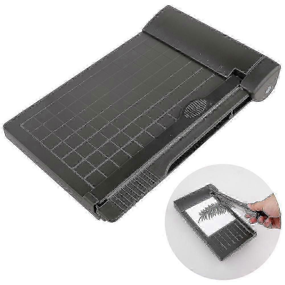 A5 Paper Trimmer Manual Cutter Portable 1-6 Inch Photo Guillotine Built-In Ruler