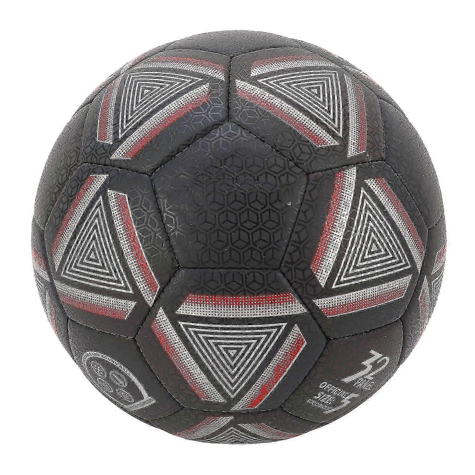 Reflective Soccer Ball Standard Size 5 Durable Pu Leather Luminous Soccer Ball For Training Night Games