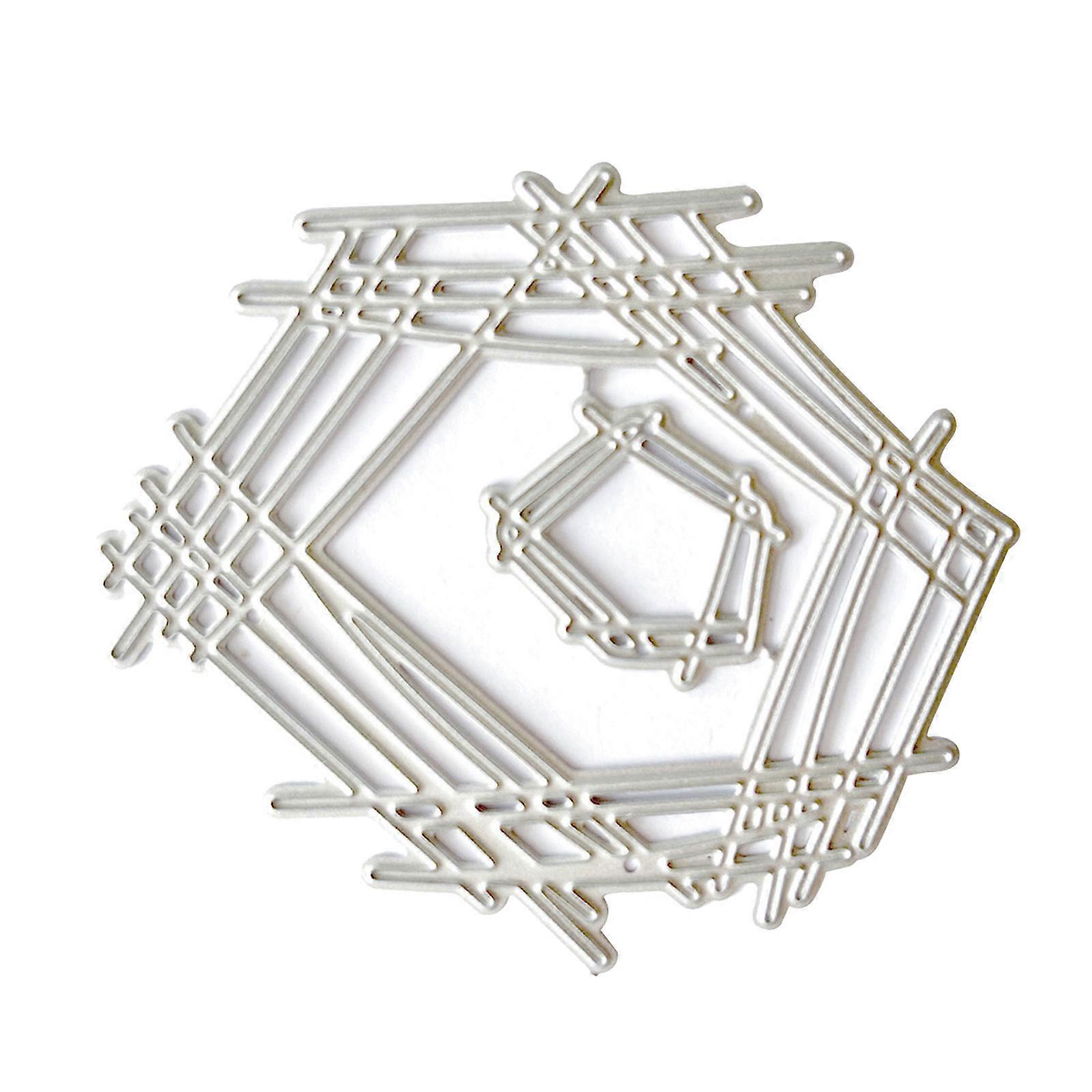 Metal Die Cuts Geometric Frame Embossing Stencil Cutting Dies for Card Making Scrapbooking Paper Craft DIY Template Mold
