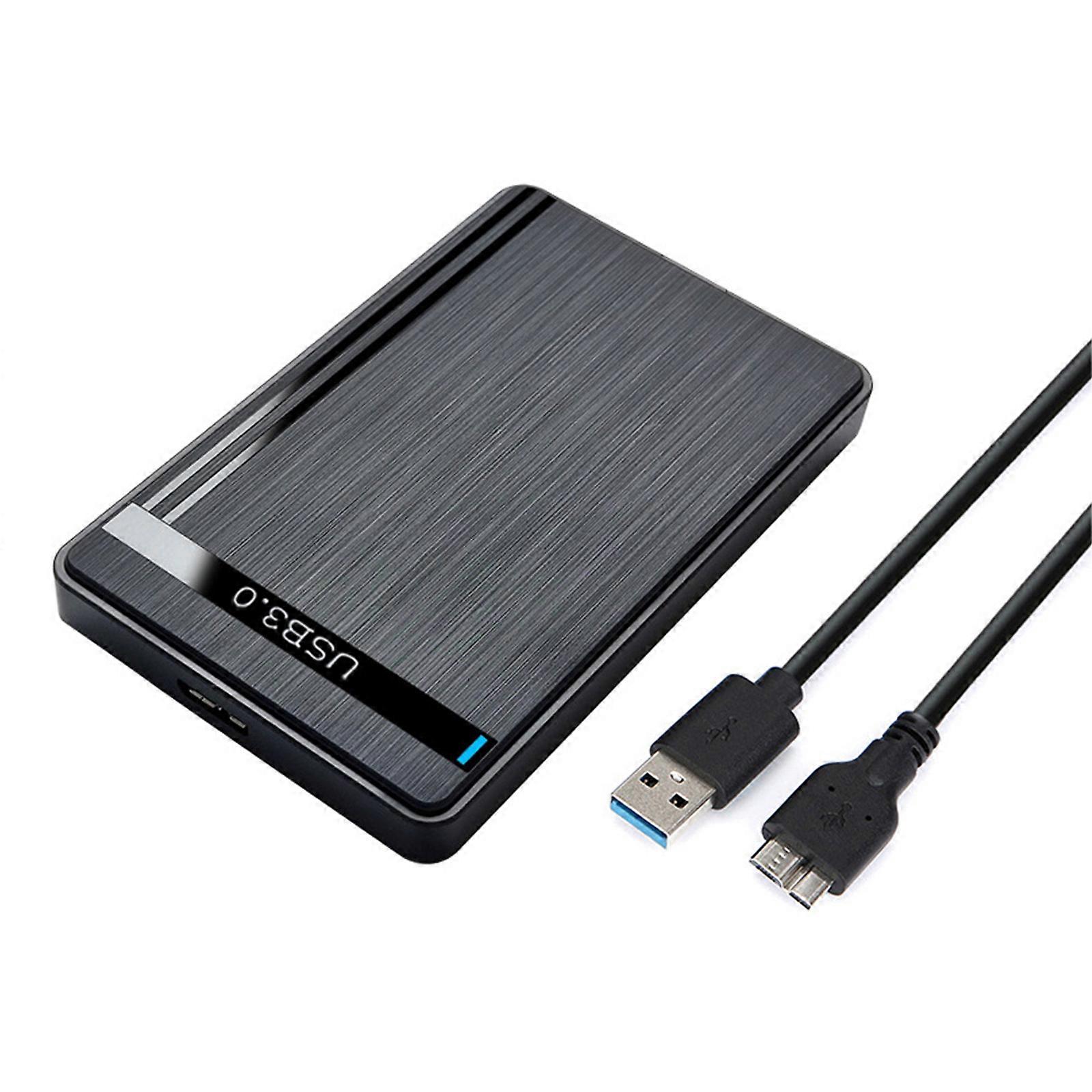 2.5in USB Sata HDD Box for 2.5'' Hard Drive- Disk External Enclosure Case- Sata Serial SSD USB3.0 A-Micro Adapter Box