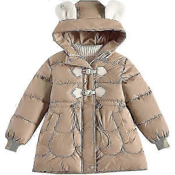 الوردي فتاة معطف أسفل سترة جميلة القطن سترة