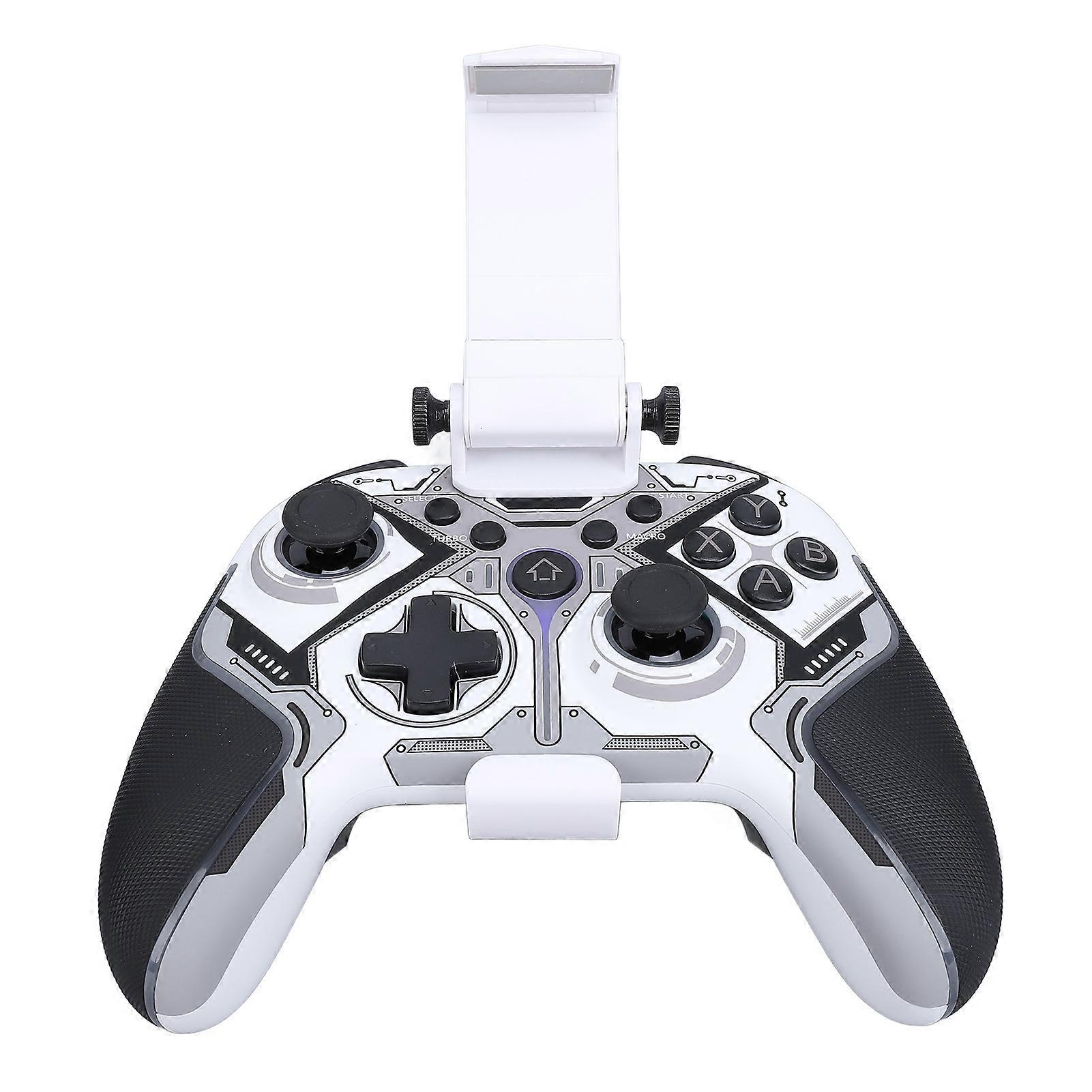 Wireless Gaming Controller RGB Hall Effect Joysticks Triggers Remapping Button Programmable Button Dual Motor Vibration Bluetooth Game Controller Bla