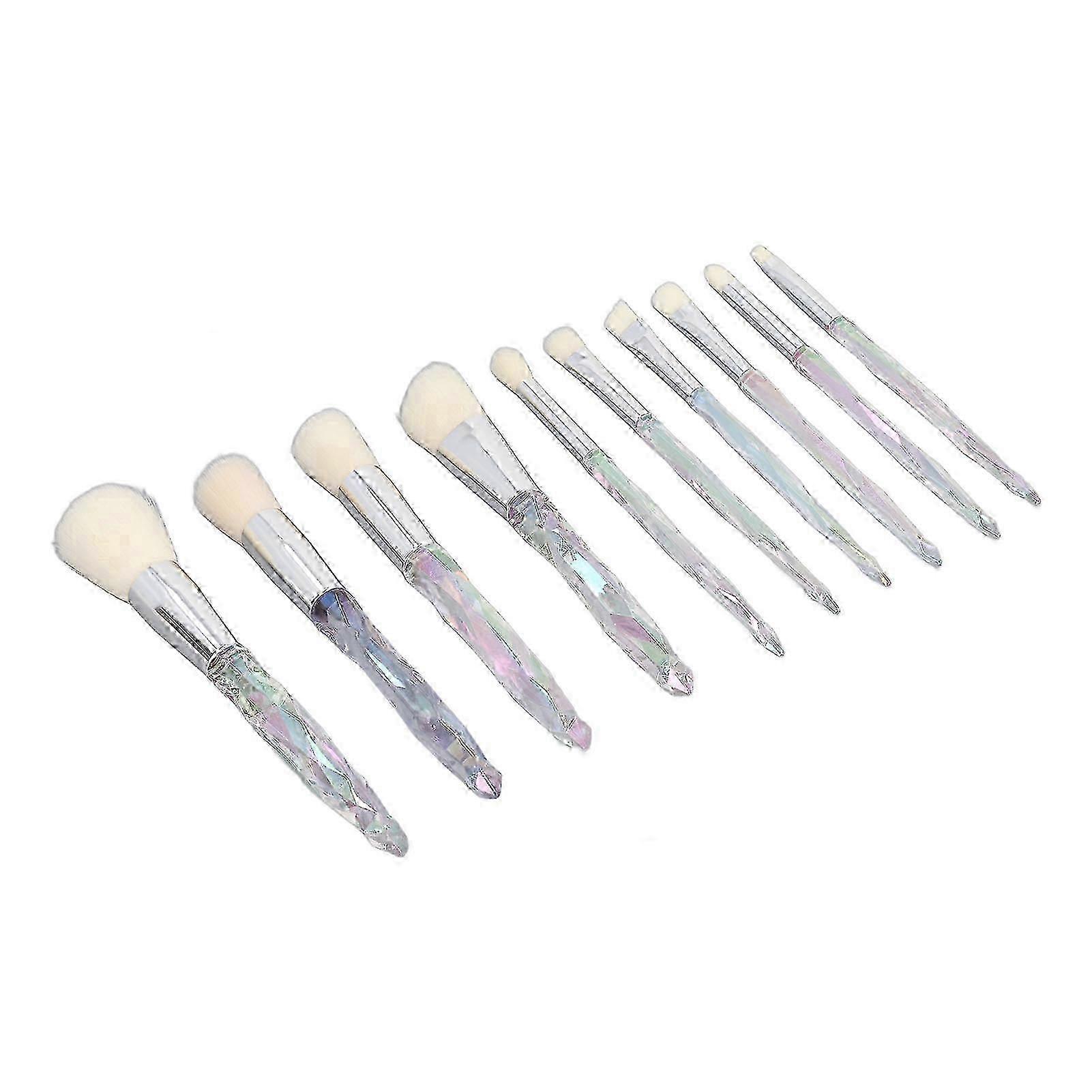 Vegan Makeup Brushes Set with Concealer and Highlighter Tools