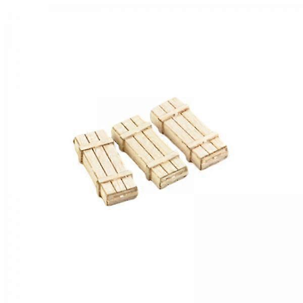 Rustic Wooden Storage Box And Pallet for Scale Model Dioramas