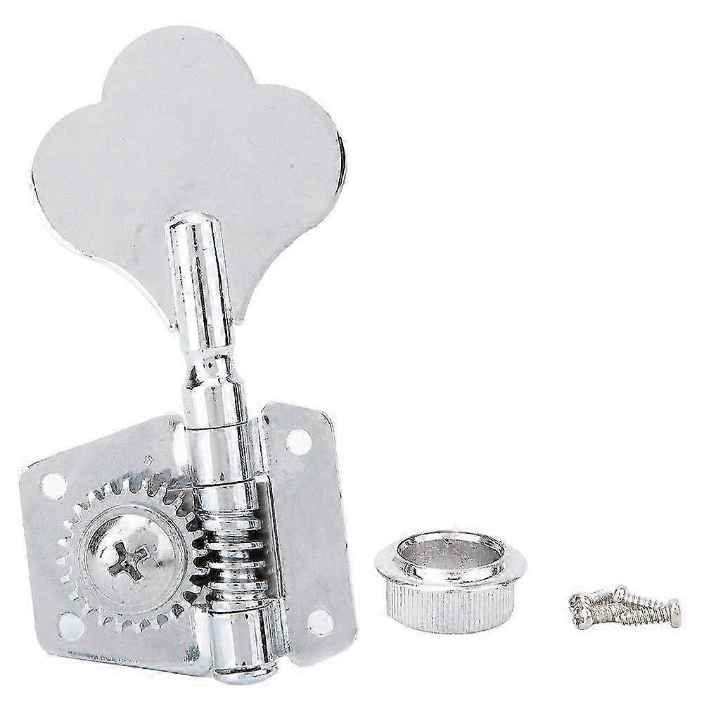 2pcs Electric Bass Tuning Pegs, Open Machine Heads, Key Tuners for Electric Bass, Compatible with Various Electric Bass Models