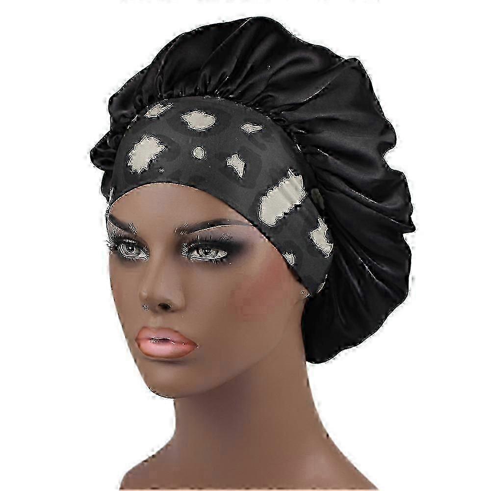 Satin Sleep Cap Bonnet Suitable for Various Head Sizes, Ideal for Protecting Hair While Sleeping