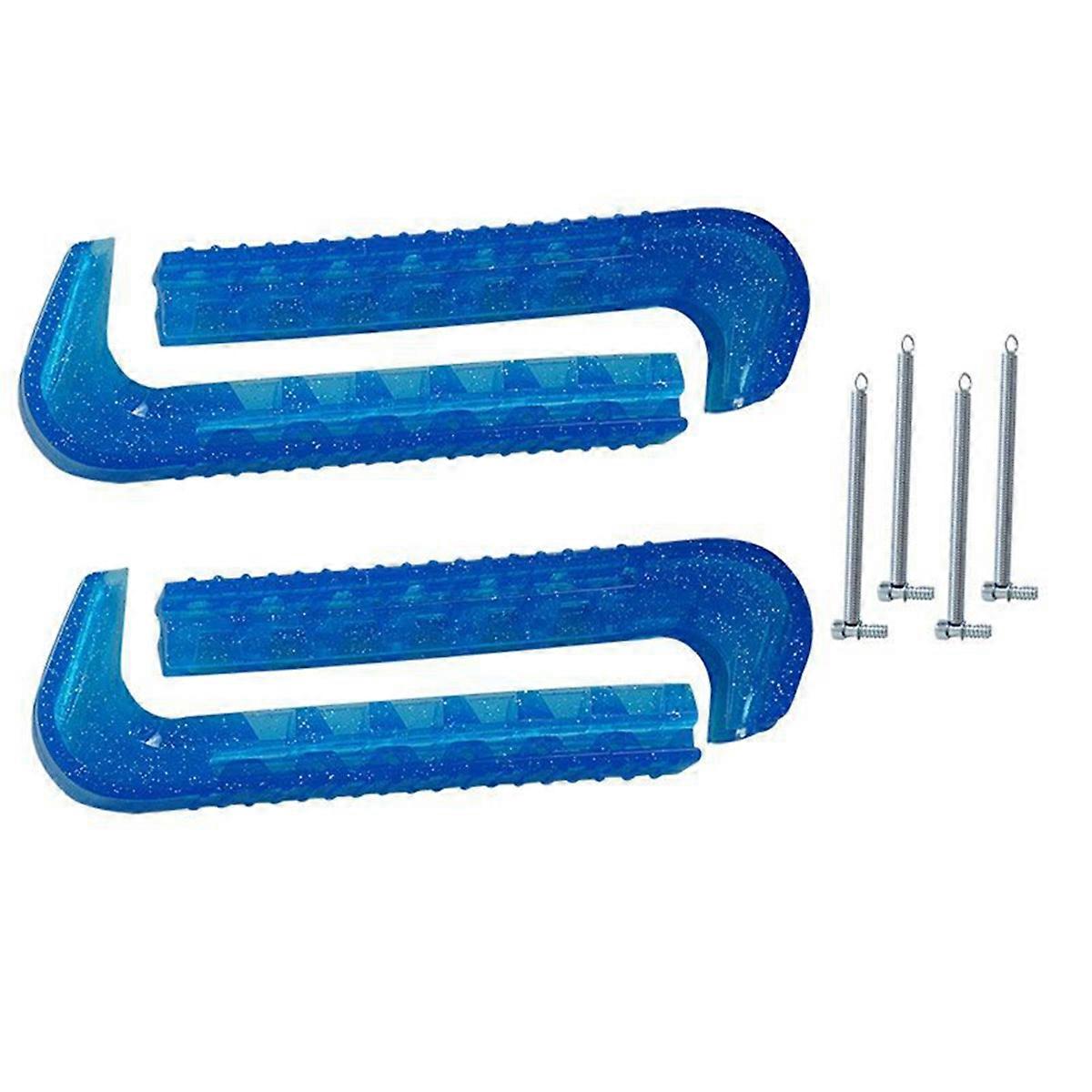 1 Pair Soft Plastic Ice Hockey Figure Skate Blade Guard Cover Protector Ice Skate Runner Guards for