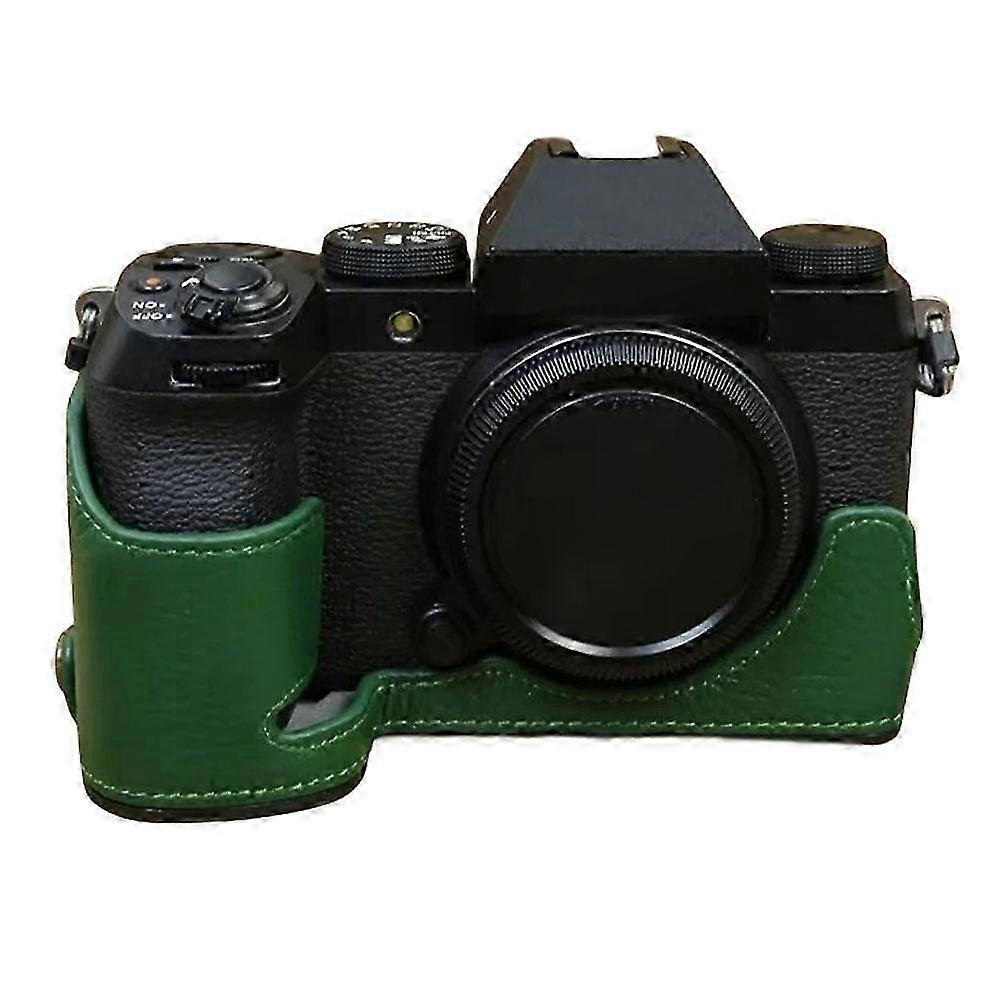 Type B Compatible with a specific brand Genuine Cow Leather Half Body Cover for Camera with Battery for X-S20 Model