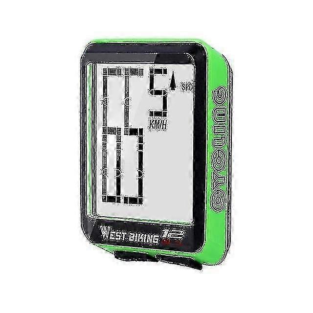 Bicycle Computers Wireless Bike Computer Bicycle Speedometer Waterproof Lcd Stopwatch Backlight Automatictime Wake-up