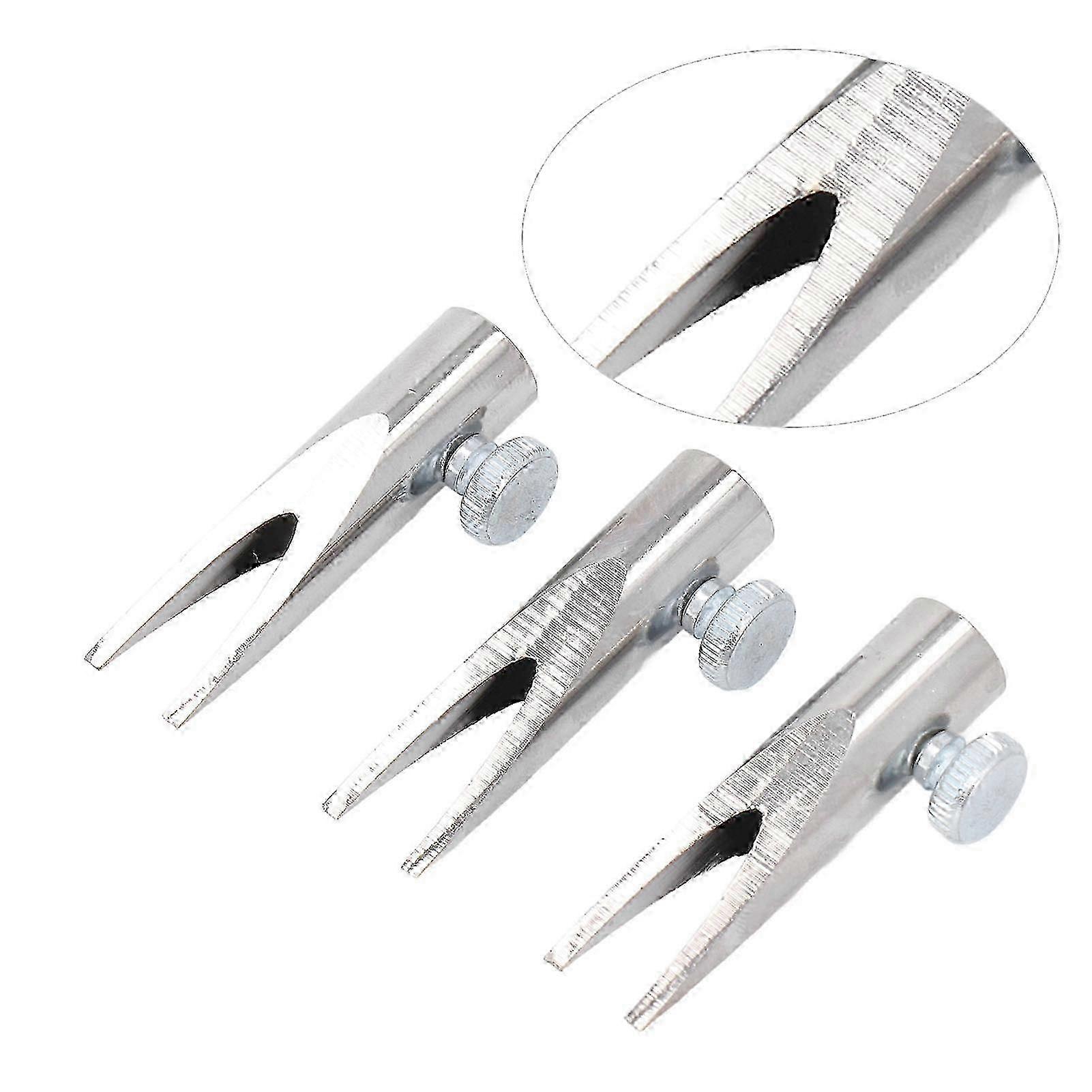 3PCS Metal U-Shaped Eyebrow Pencil Sharpener Tool