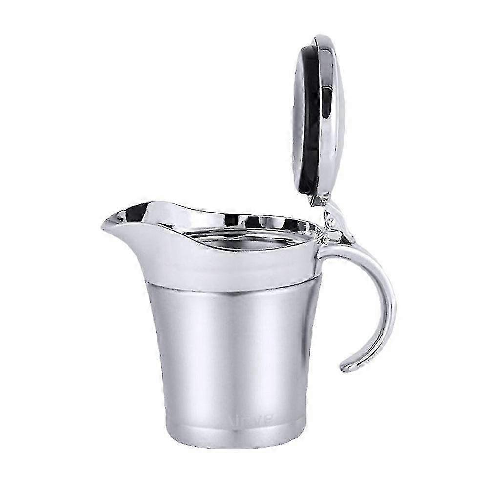 Sigourière isotherme à double paroi en acier inoxydable avec couvercle