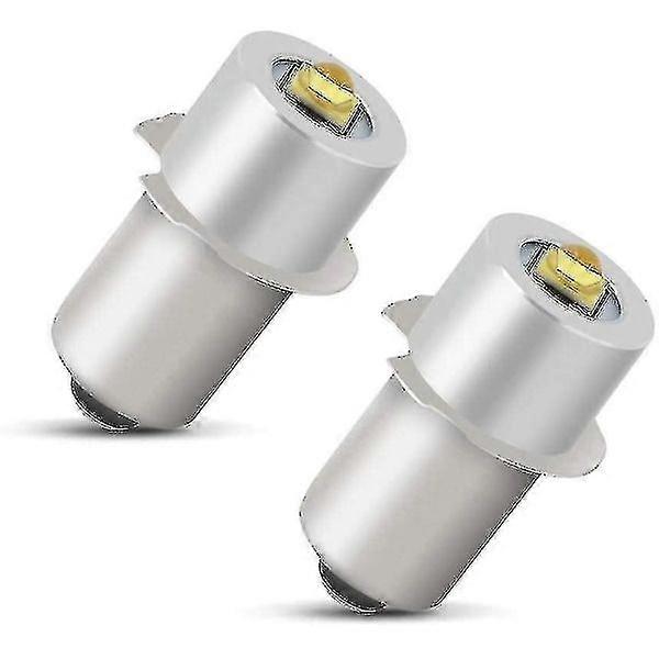 P13.5s LED Flashlight Bulb High Power Upgrade LED Bulb Replacement Conversion Kit Pack of 2