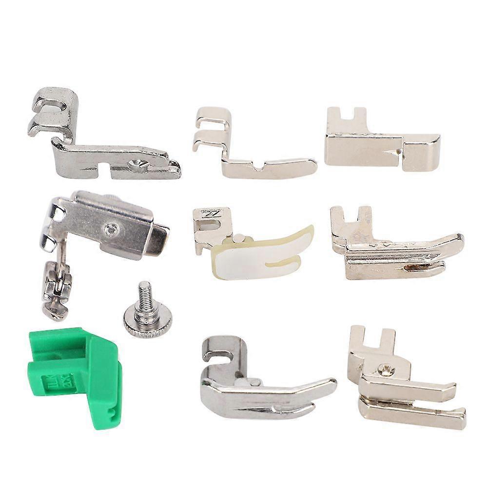 2025 Latest Model  9Pcs/Set Household Presser Foot Kit Rolled Hem Compensating