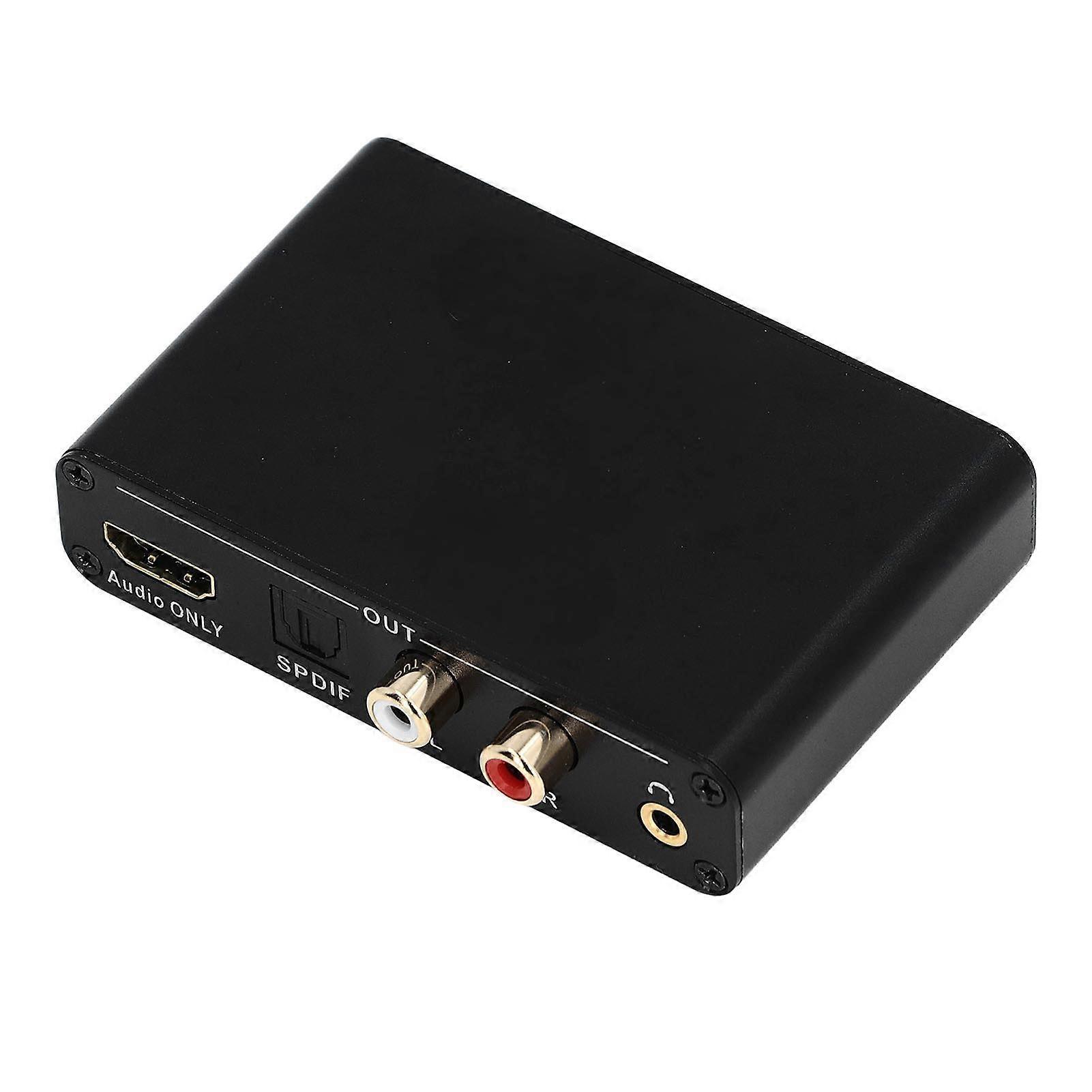 EARC Audio Converter ARC to RCA Analog Stereo High Definition Multimedia Interface Extractor 