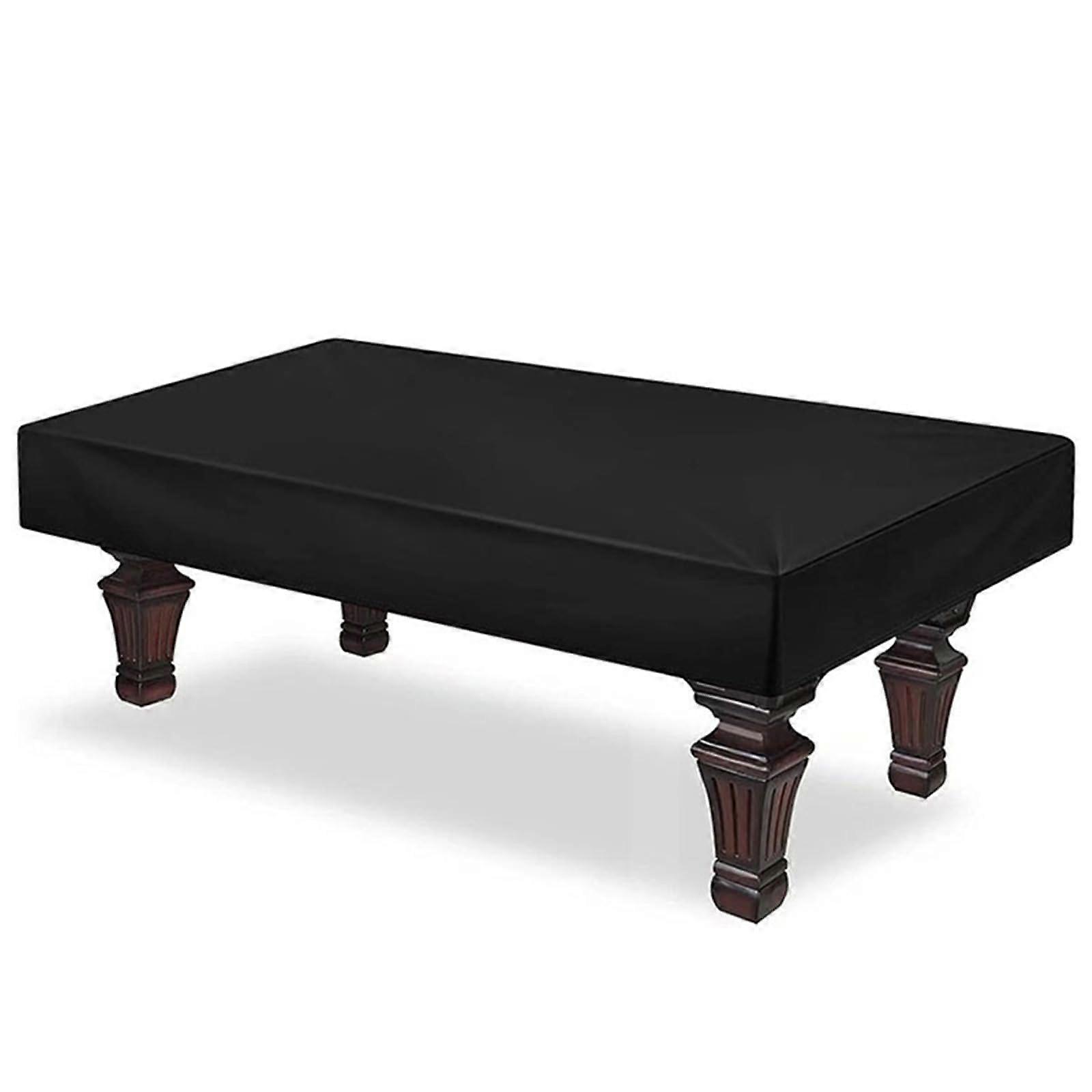 Billiard Table Cover with Drawstring,, Dustproof, Black