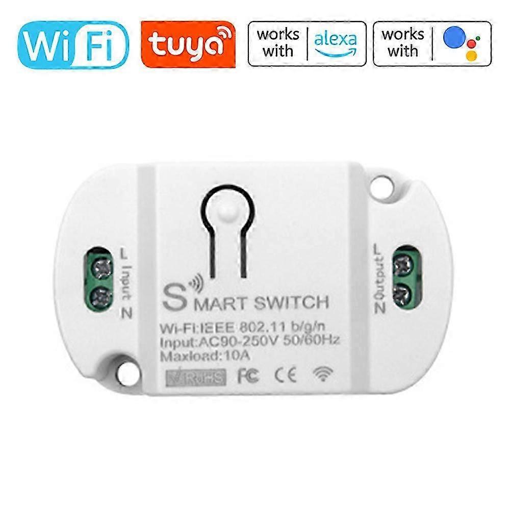 Tuya WIFI Intelligent Household Converted Module Timing Remote Control Switch Multipurpose Tool Switch Controller Adaptor Compatible with Alexa Google