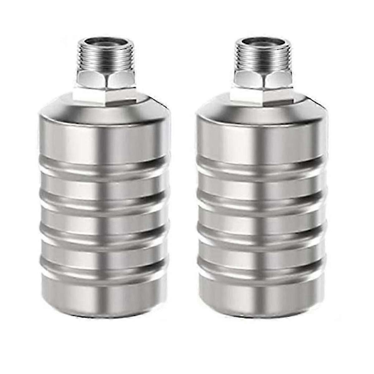 2pcs 304 Stainless Steel Fully Automatic Water Level Control Float Valve, Auto Shut Off Ball Mini F