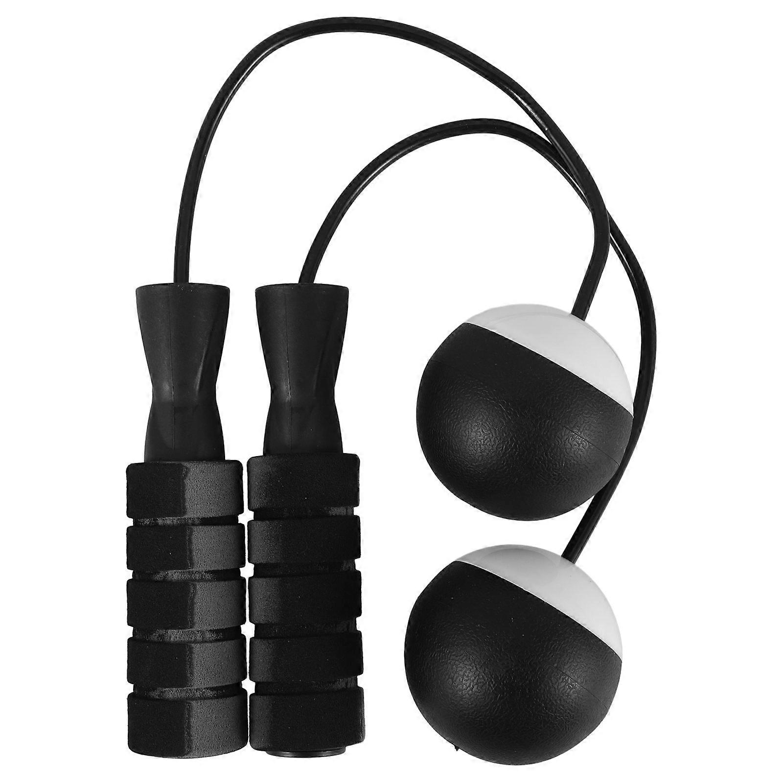 Cordless Jump Weighted Rope Home Workout Sweat Absorption Round Shape 1Pair