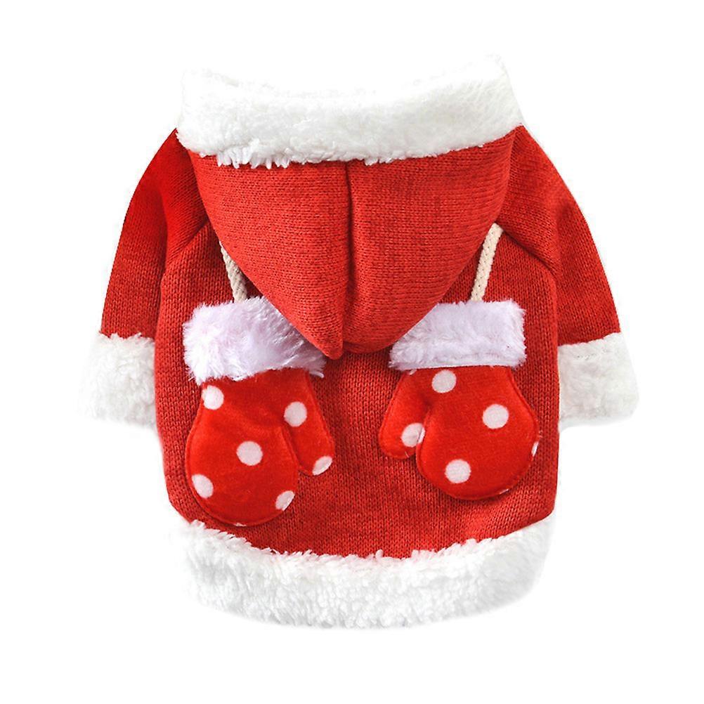Pet Costume Daily Pet Sweater Warmth Christmas Style 1Set