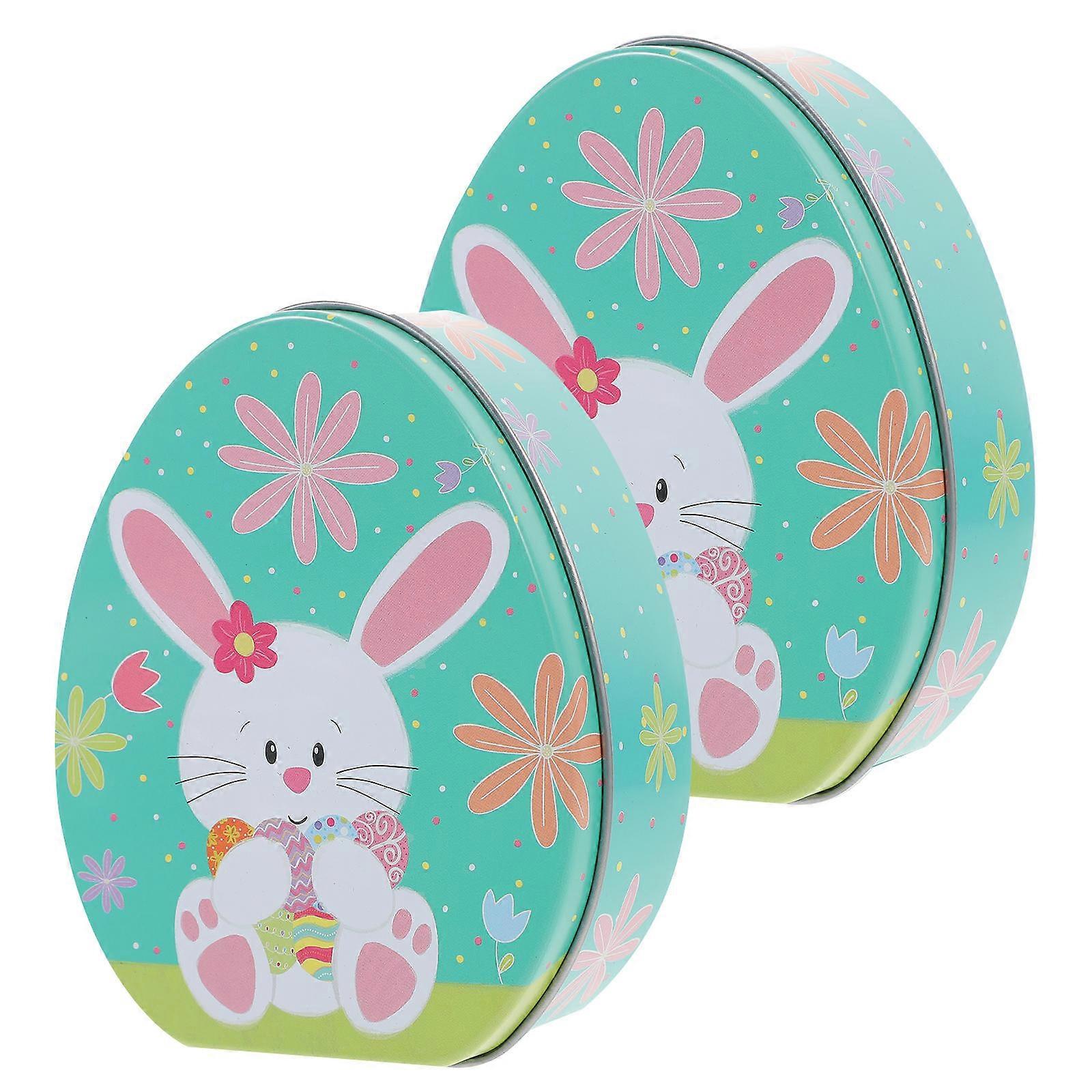 Decorative Egg-Shaped Candy Boxes Candy Box Easter Cookie .50X9.00X4.50CM 2Pcs
