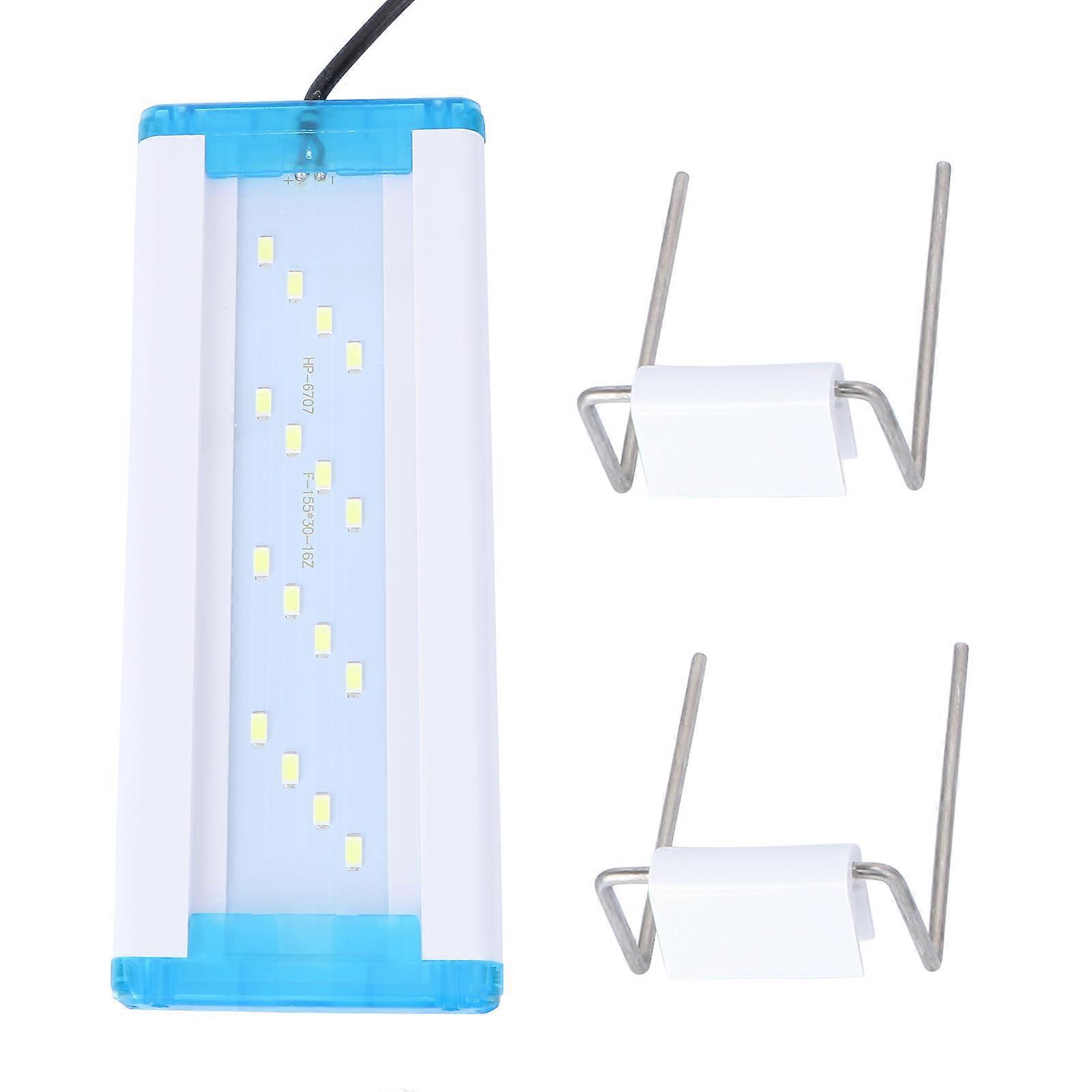 Aquatic Lamp Aquarium Light True Color Restoration Metal Material Ultra-Thin Design For Aquarium Enthusiasts 1Set