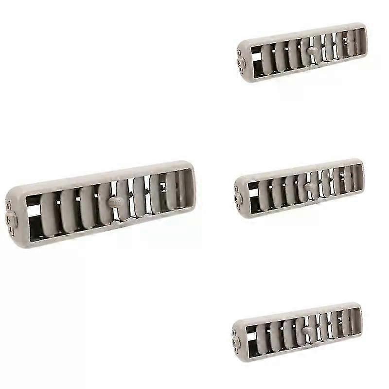 4X Beige Car Roof Top Side Air Conditioning Vent Outlet A/C Panel Grille Cover Install Fit For Mitsubishi Pajero V93 V97