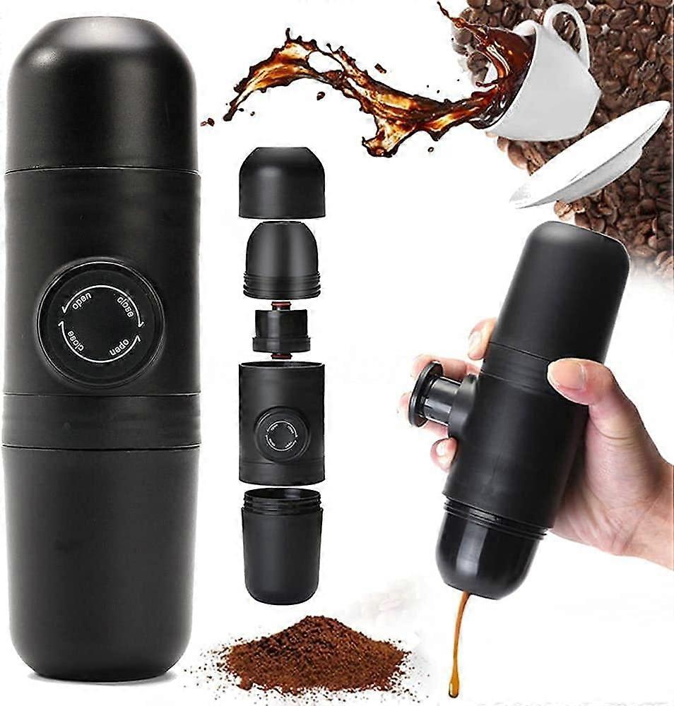 Espresso Machine, Hand Coffee Maker, Travel Gadgets, Manual Coffee Maker, Mini Coffee Machine (Powder Version)
