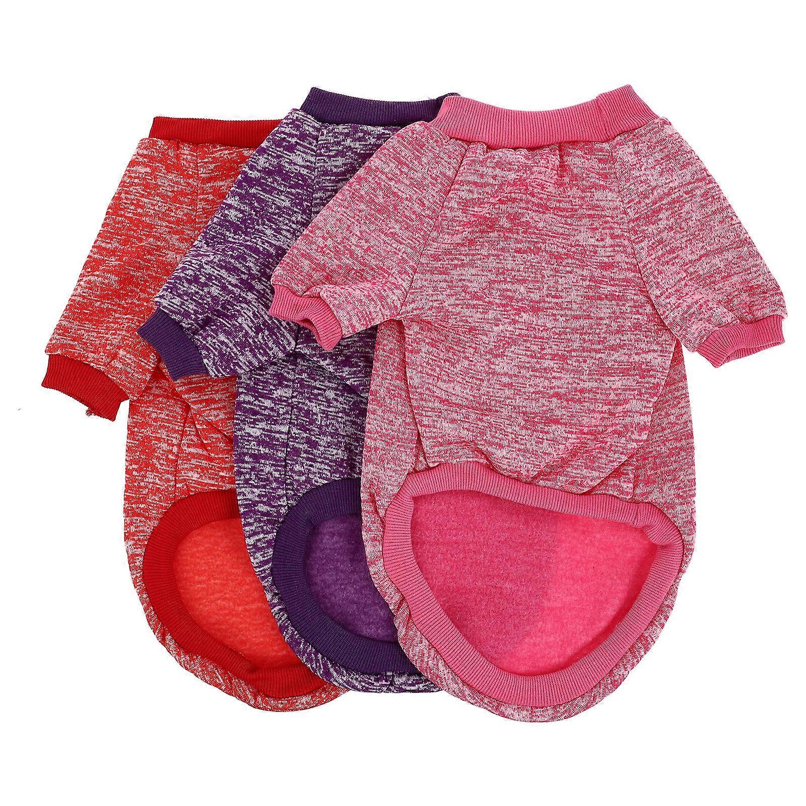 Pet Apparel Decorative Dog Clothes Breathable Comfortable Cold Proof For Photo Taking XXL 3Pack