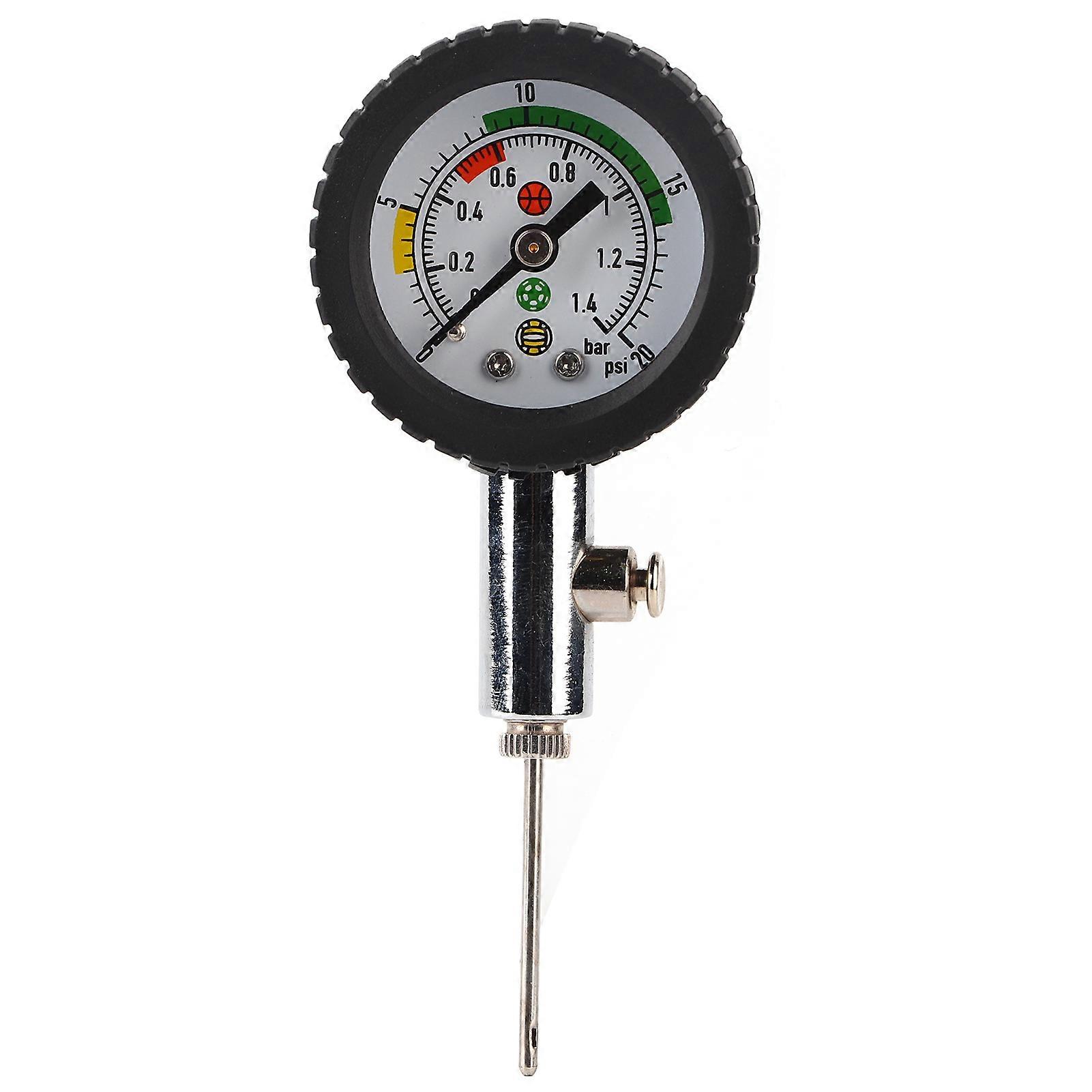 Portable Football Pointer Pressure Gauge Inner Pressure Measurement Table for Basketball Volleyball Soccer Ball
