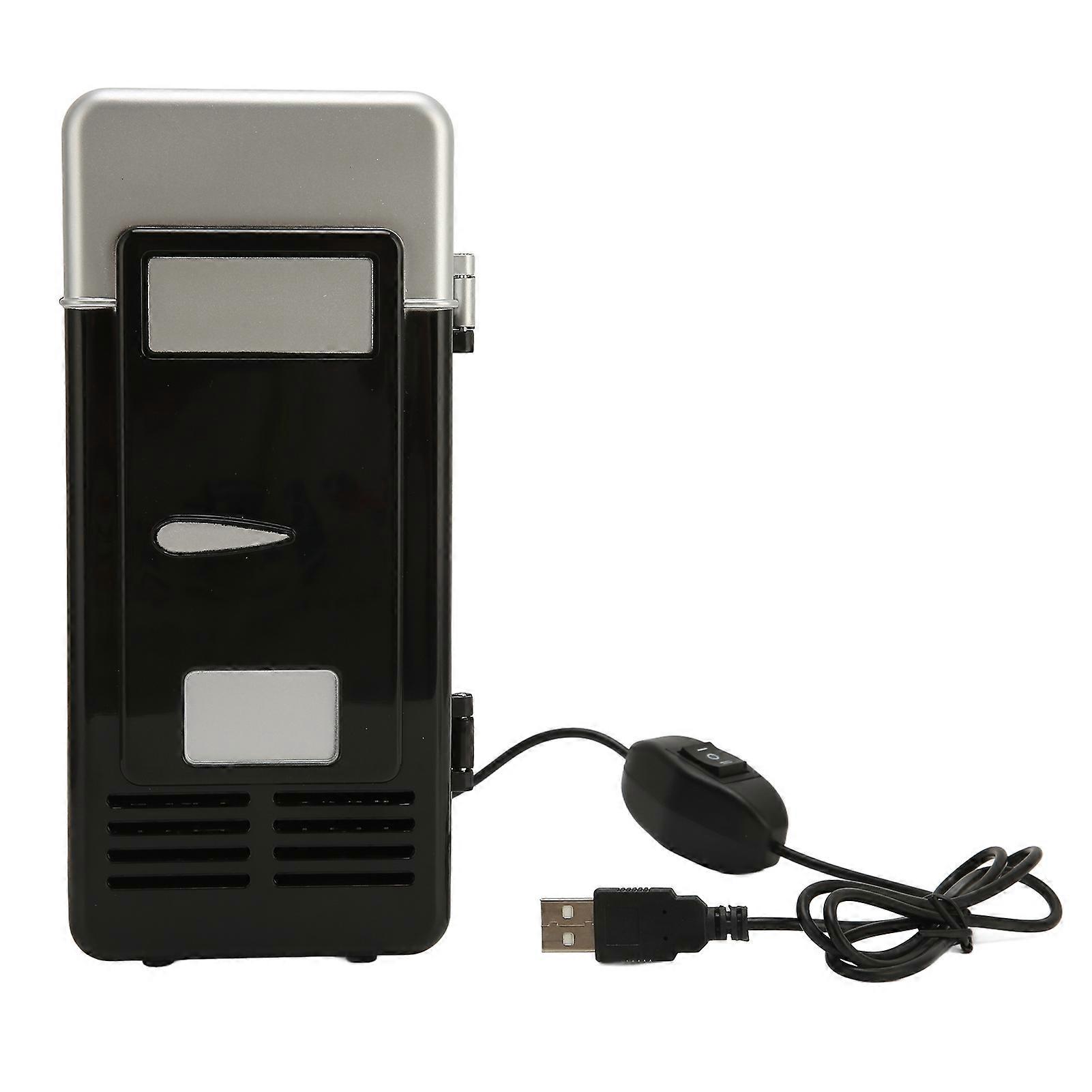 USB Car Refrigerator Insulated Small Portable Low Decibel Energy Saving Semiconductor Black