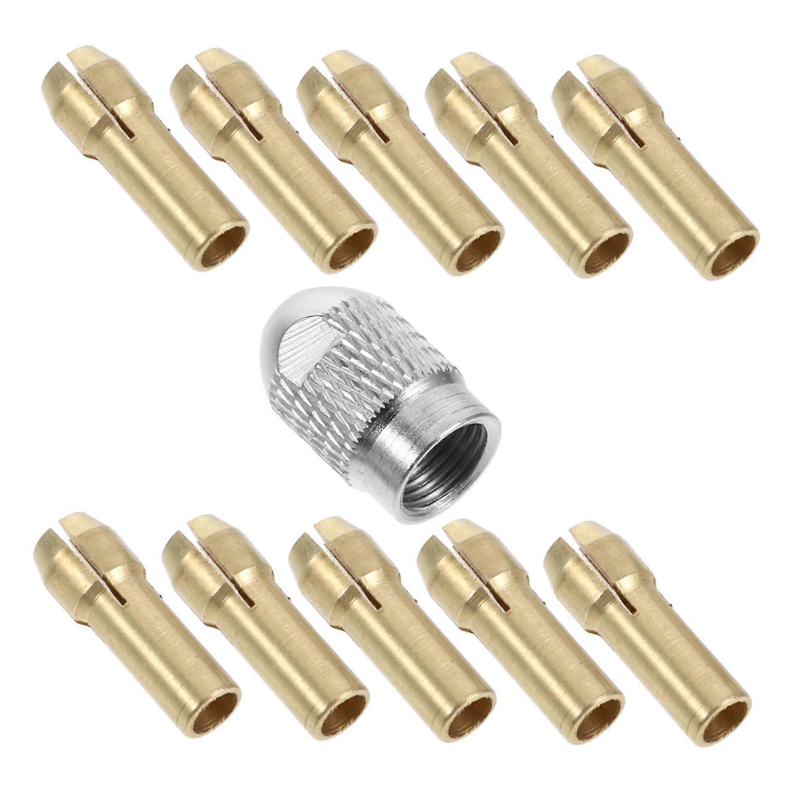 1 set electric grinder chuck grinding chuck collet chuck mini drill chuck mini drill collets kit rotary tool drill drill collet electric