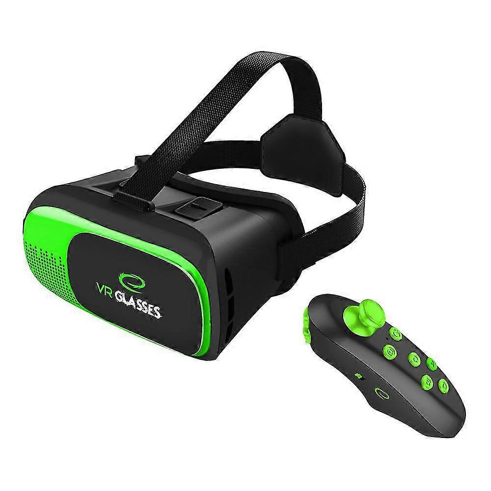 3D VR Glasses with Remote for Smartphones - Immersive Virtual Reality Headset Experience