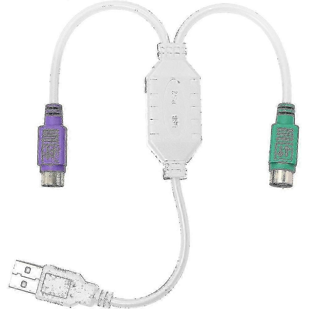 Adattatore per cavo USB Ps2 per tastiera e mouse con interfaccia Ps 2, controller USB integrato e supporto porta Ps2 dello switch Kvm