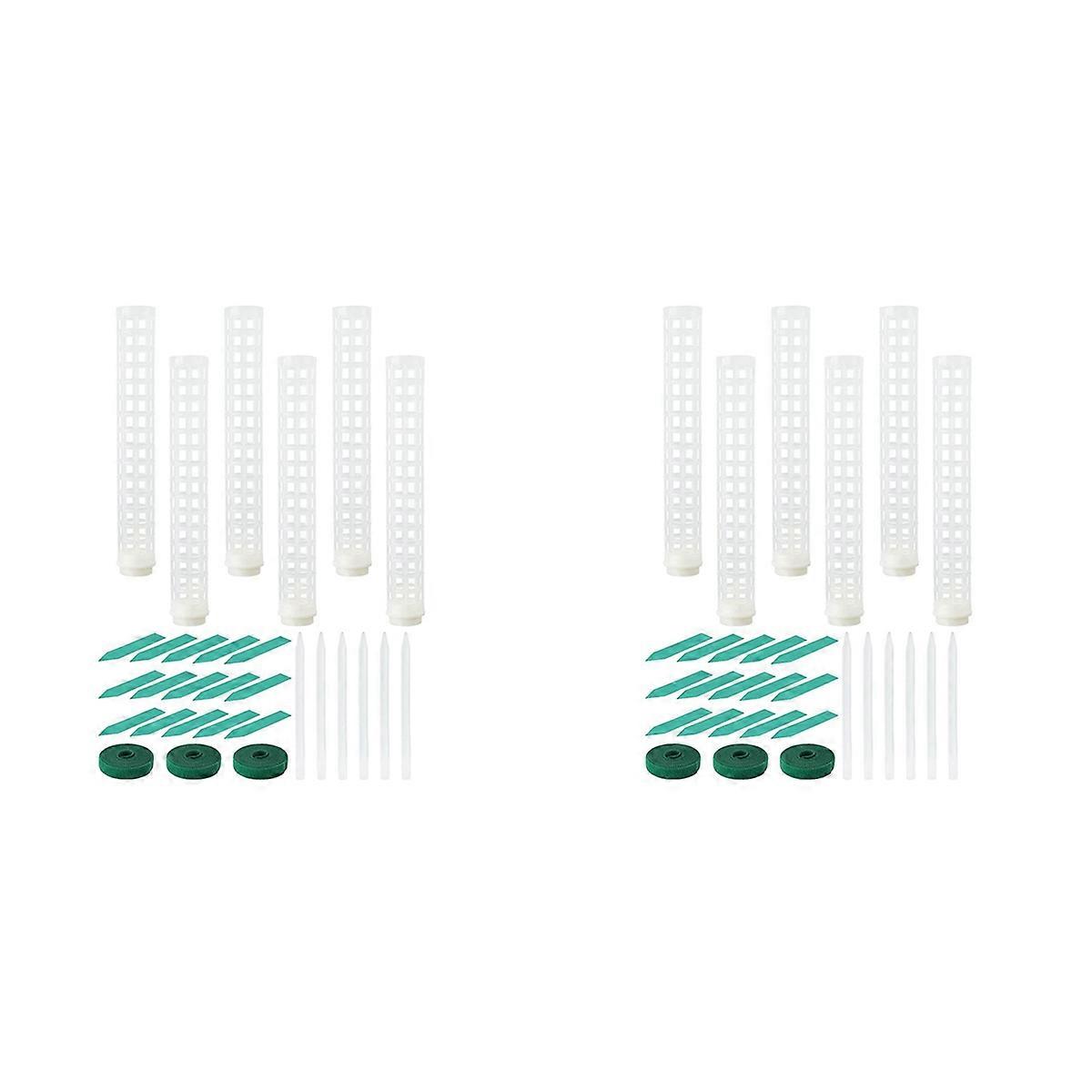 6Pcs Plastic Moss Pole for Plants Monstera Potted Plants