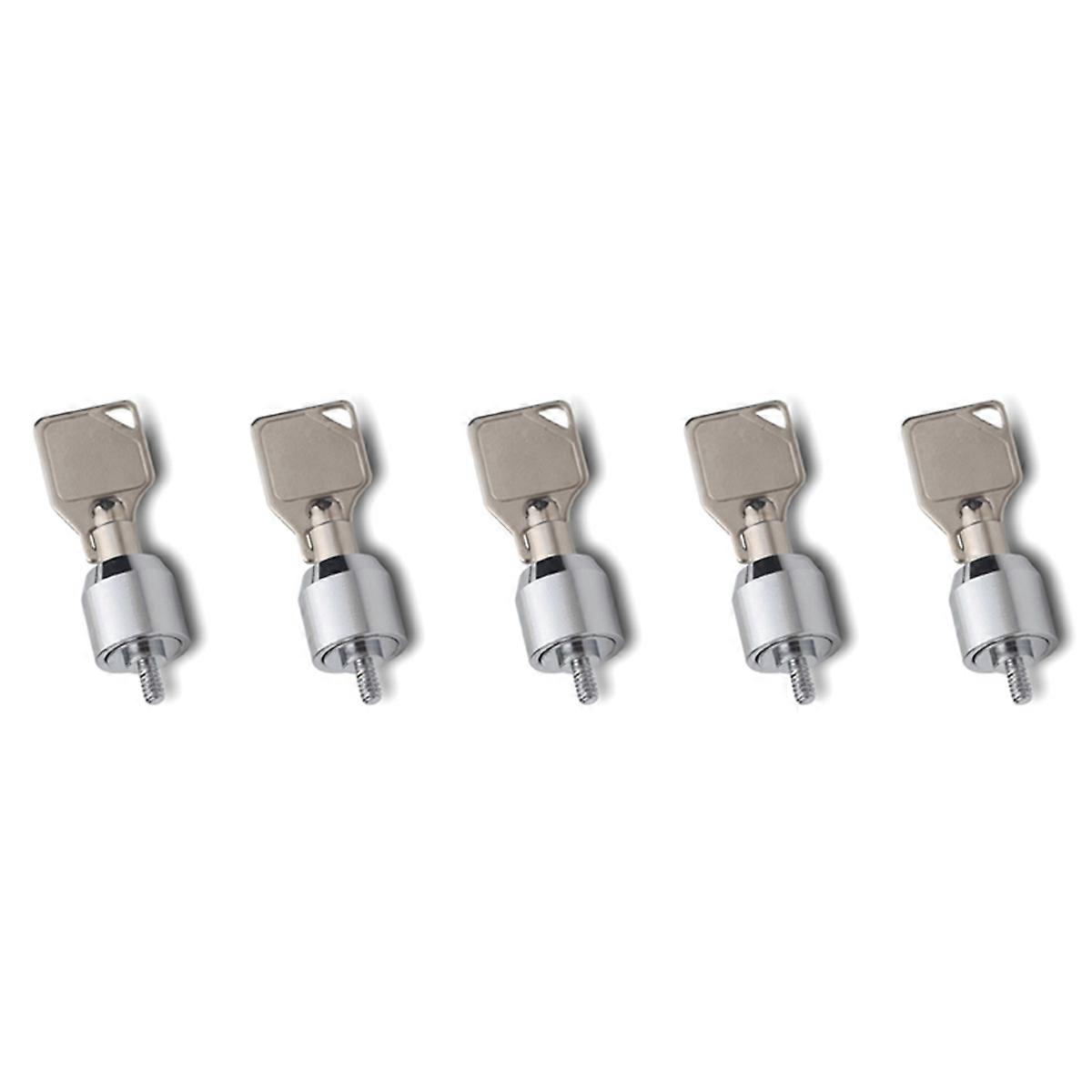 5X Desktop Computer Lock Computer Case Lock Anti-Theft Lock for Internet Cafe Office Management Lock