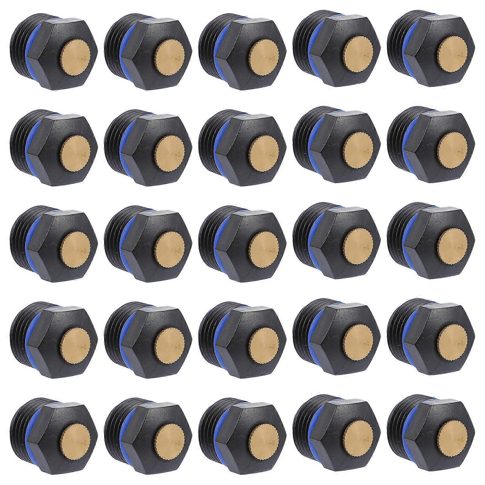 Adjustable Misting Nozzle Desktop Sprinkler Dust Removal Nozzle Gardening Plastic 30Pcs