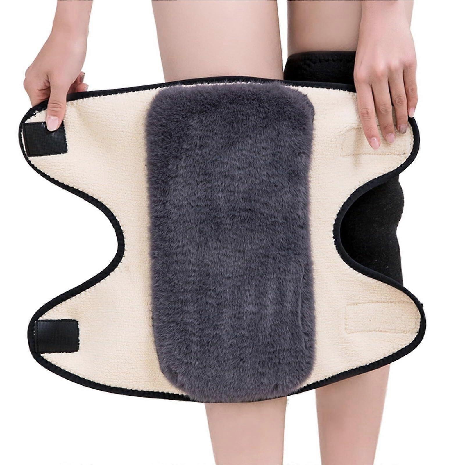 Knee Pads, Knee Pads, Warm, Plush Lined Knee and Leg Sleeve Pads for Men and Women for Skiing, Cycling, Running, Knee Pads, Hiking, Blacklong