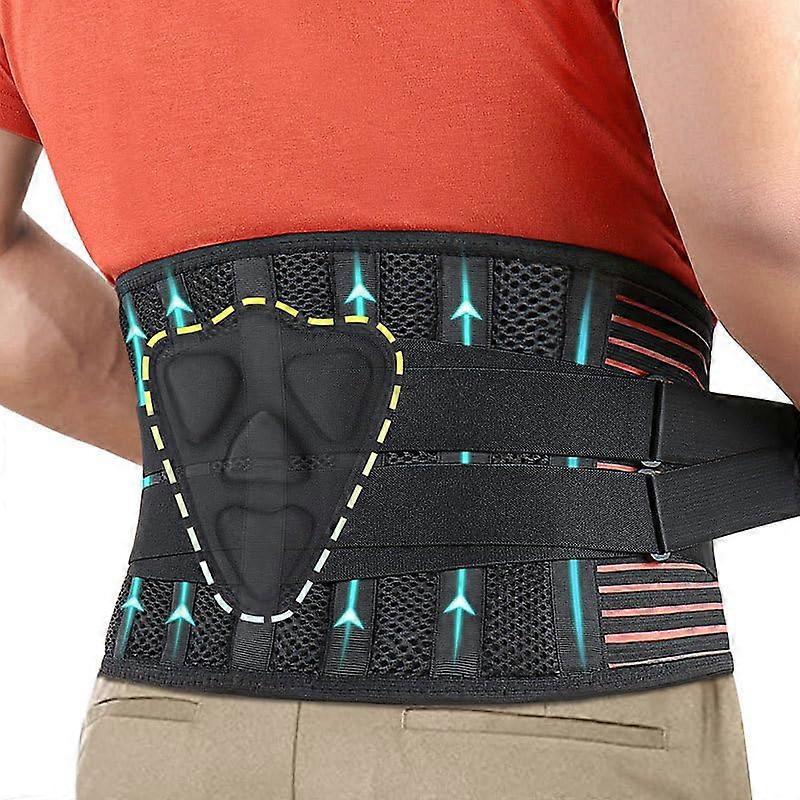 Back Support Belt for Men Women, Adjustable Lumbar Support Sciatica Hip Belt, Comfortable Orthopedic Back Bandage, Pain Relief