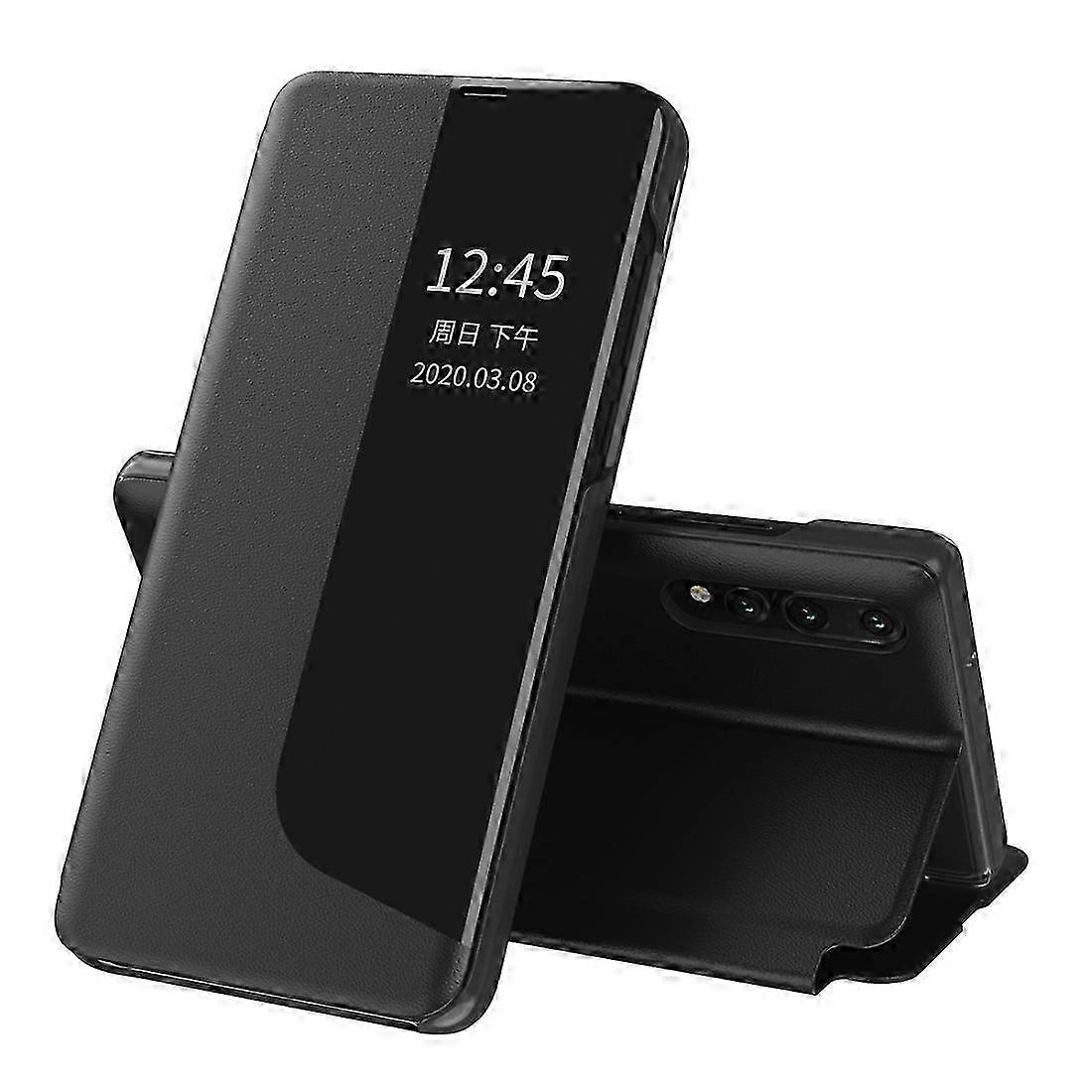P20 Side Display Flip Case for  - Protective Cover with Smart Window